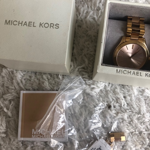 Michael Kors Slim Runway Two Toned Women\'s Watch main image 4